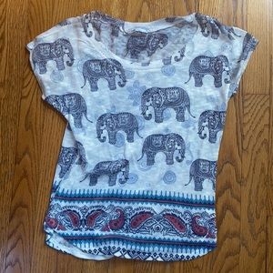 Gaze USA Boho Knit Elephant Top